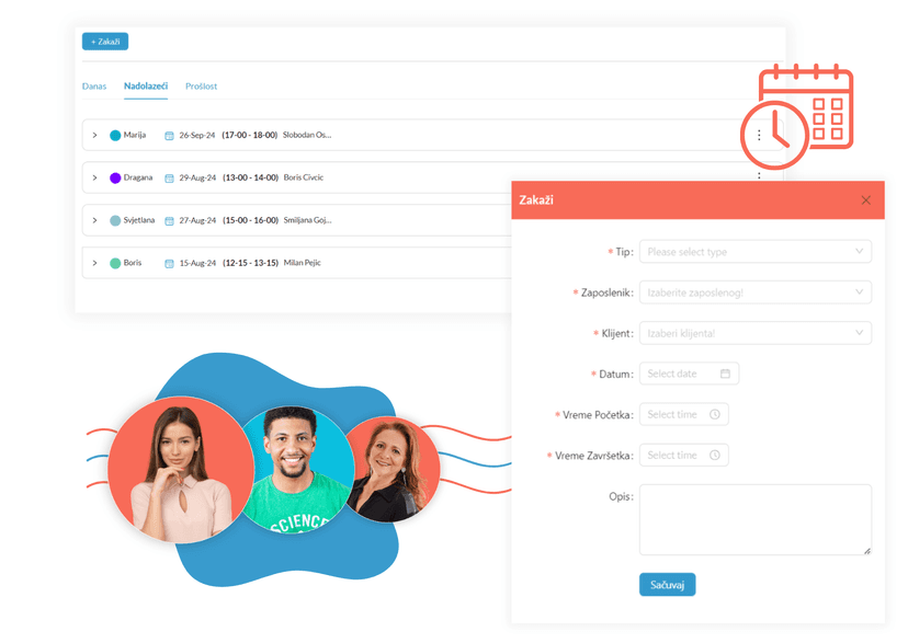 Kreiranje rasporeda smjena